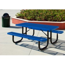 8 Foot Extra Heavy Duty Table Gray Recycled Plastic