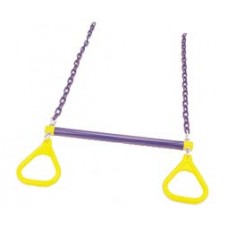 Trapeze Bar Combo - 23 inch Bar with 2 1 2 foot coated chain
