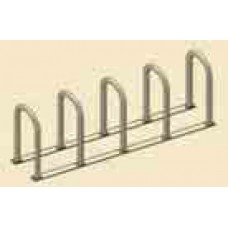 Inverted U Bike Rack On Rails 5 Loops 2 3 8 OD Round