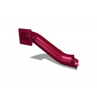 Tube Slide 30 inch diameter 60 inch deck height 90 Degree Right