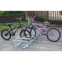 Low Profile Style Bike Rack 5 foot 6 Spaces Double Side