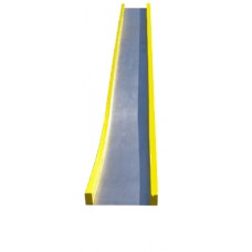 12 Deck Straight Embankment Slide stainless steel 4 inch SS Rail
