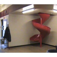 Firemans Aluminum Slide Chute for 9 foot Deck Height Spiral Slide