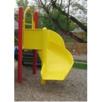 Aluminum Spiral Slide Chute 90 Degree Tot Slide