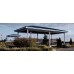 Hip End Shelter Single Tier All Steel 24 ga Pre-Cut Metal Roof 12X42