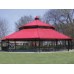 Octagon Shelter Two Tier Steel 24 ga TG Deck 29 ga metal roof 24 ft