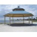 Hexagon Shelter Two Tier Steel 24 ga TG Deck 29 ga metal roof 30 ft