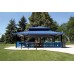 Four Side Shelter Double Tier TG Deck 29 ga Metal Roof Square 32 foot