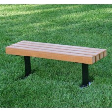 Dog Park Trail Bench Black LS-PB4-TRA-BLK