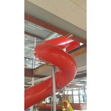 14 Foot 6 Inch Spiral Tube Slide 30 inch Diameter