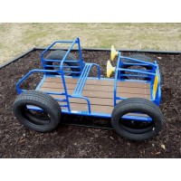 Spring Jeep Metal Rider