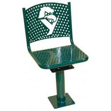 Personalized Swivel Perforated Chair with Arms