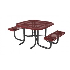 T46OCTROLL-3 Octagon Rolled Style Table 46 inch