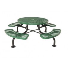 46 inch ROUND SPAN LEG TABLE DIAMOND INGROUND