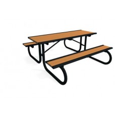 6 foot RICHMOND SERIES RECYCLED BROWN TABLE