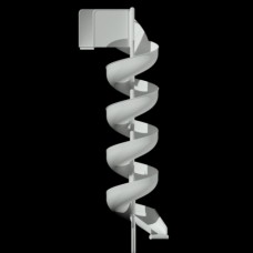 Aluminum Spiral Slide Chute for 20 foot Deck Height
