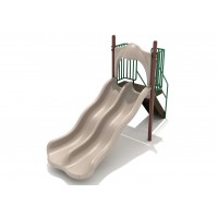 4 foot deck Freestanding Double Bedway Wave Slide