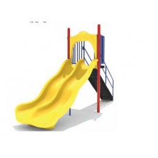 5 foot Free Standing Double Wave Slide