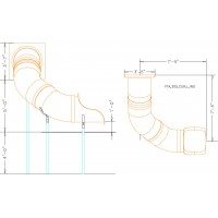 30 Inch Diameter 5 foot deck height Slide Curved Left or Right