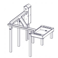 Tri Directional Water Trough Left with Water Table Recycled Series