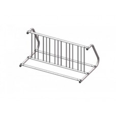 BOONE BIKE RACK DOUBLE SIDE 5 foot LONG Powder Coated 10 capacity