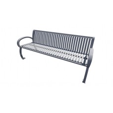 8 foot Rainier Bench with Back