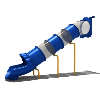7 Foot Deck Straight Tube Slide