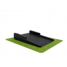 Half ADA Ramp for 8 inch Timber Borders
