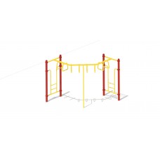 90 Degree D-Shape Challenge Ladder