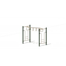Free Standing Zig-Zag D-Shape Ladder
