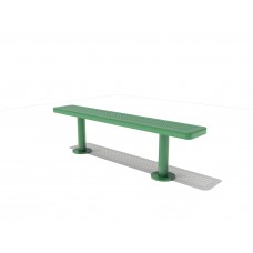 6 foot Bench without Back - Perforated