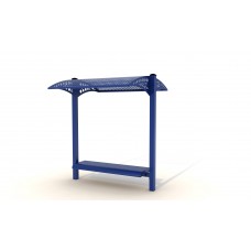 Backless Bench with Shade
