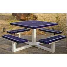 T46RCPEDPOR-3 Regal Square Pedestal Table 46 inch