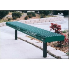 B8ROLLS Rolled Style Bench 8 foot inground