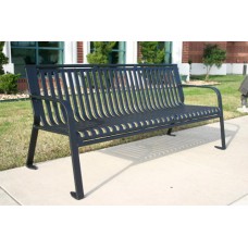 B4WBMetro Metro Series Bench 4 foot with back