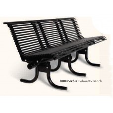 3 Seat Palmetto Bench Rod Style Portable