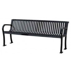 4 Foot Lexington Bench With Back Slat