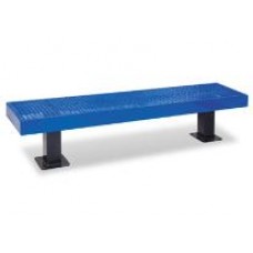 6 Foot Mall Bench with out Back Inground Diamond