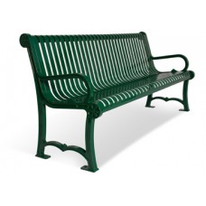 6 Foot Charleston Add On Bench With Back Diamond