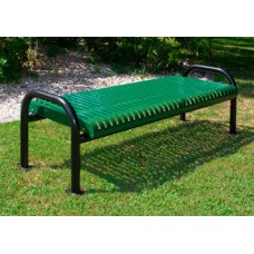 6 Foot Contour Add On Bench with out Back Fiesta