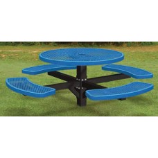 46 inch Round Expanded Metal Table