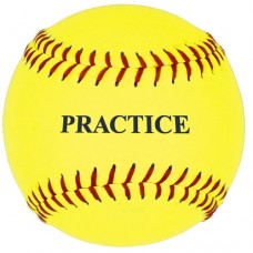 11 inch Yellow Practice Softball