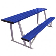 7.5 foot Scorers Table With Bench colored Royal