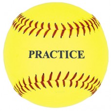 12 inch Yellow Practice Softball