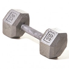 Hex Dumbbell with Ergo Handle 25 pound