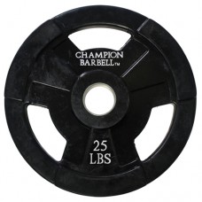 25lb. Olympic Rubber Coated Grip Plate