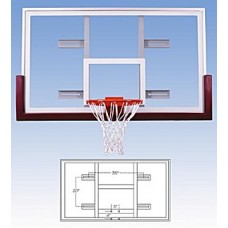 FT240 Glass Basketball Backboard