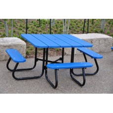 Square Picnic Table ADA 4 foot Recycled