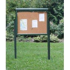 Message Center Large 51x3.5x36 One Side Two Posts