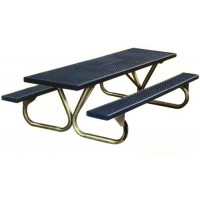 82BGVP 8 foot Plastisol Plank Picnic Table